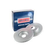 Borg & Beck Front & Rear Brake Discs & Pads fits Ford Fiesta VII 2018 on 1.5