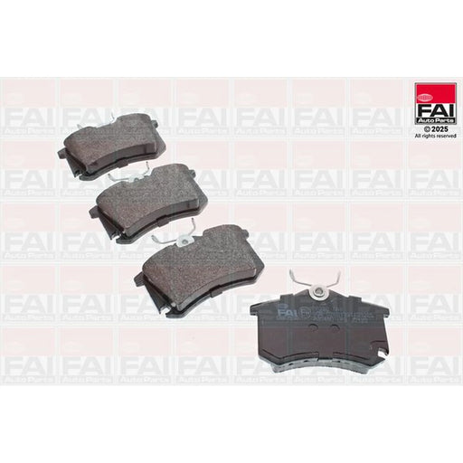 FAI Rear Brake Pad Set fits Audi A3 2003-2013 1.2 1.4 1.6 1.8 1.9 2.0