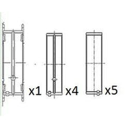 FAI Main Bearing Set 80.6mm fits Citroën Relay III 2006-2015 3.0