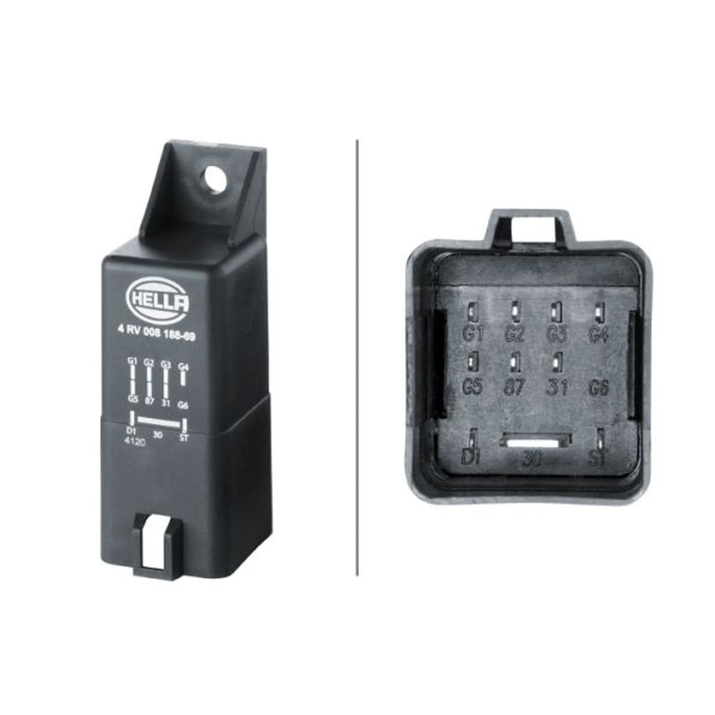 Hella Glow Plug Control Unit fits Volvo C70 II 2006-2013 2.4