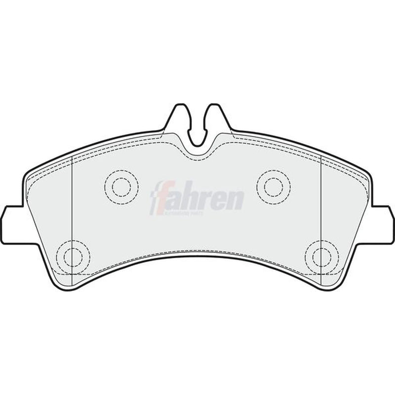 Fahren Rear Brake Pad Set FBP3211