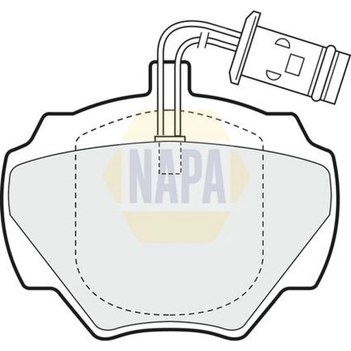 NAPA Rear Brake Pad Set NBP1802