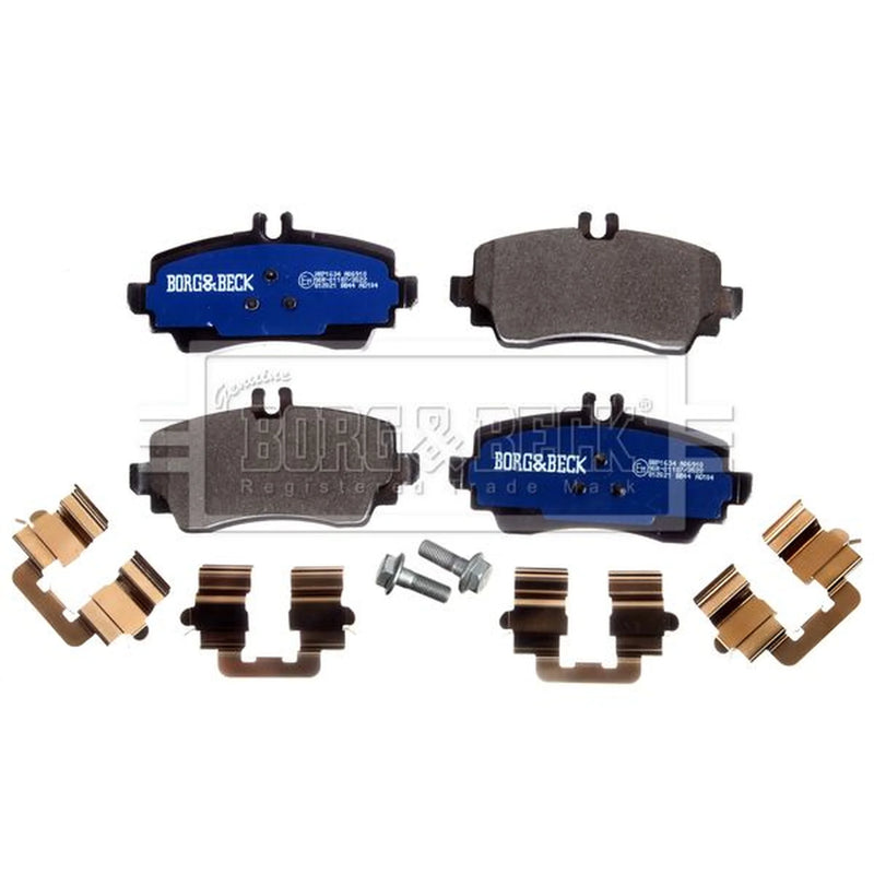 Borg & Beck Front Brake Vented Discs & Pads fits Mercedes-Benz A-Class 1997-2004