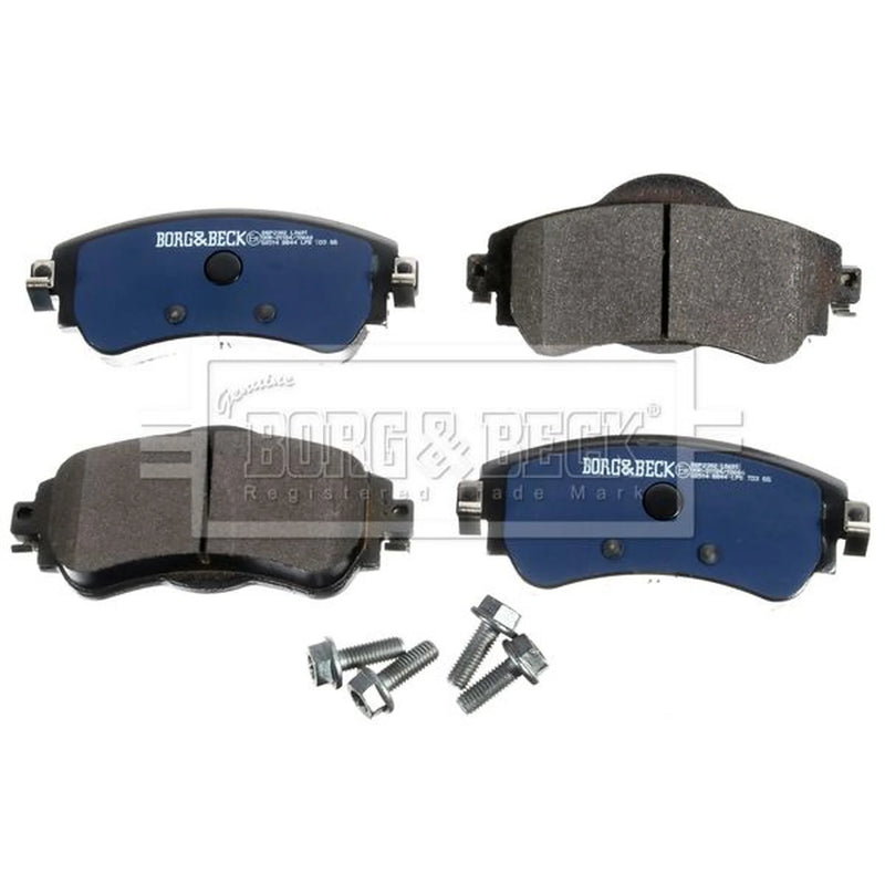 Borg & Beck Front Brake Discs & Pads fits Citroën C4 II 2009-2018 1.2 1.4 1.6