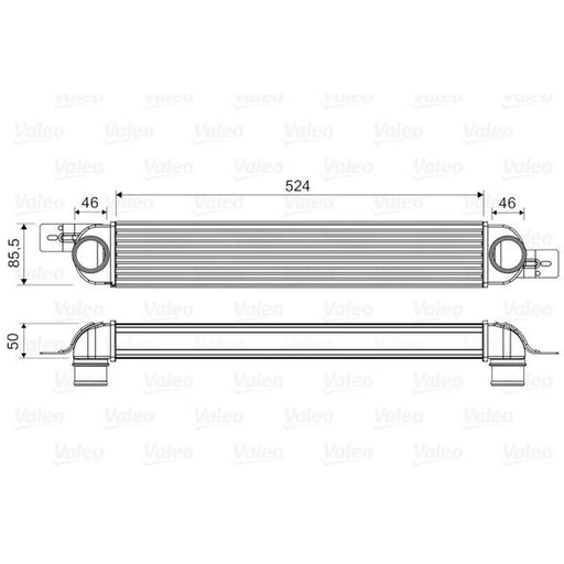 Valeo Intercooler (Charge Air Cooler) 818661