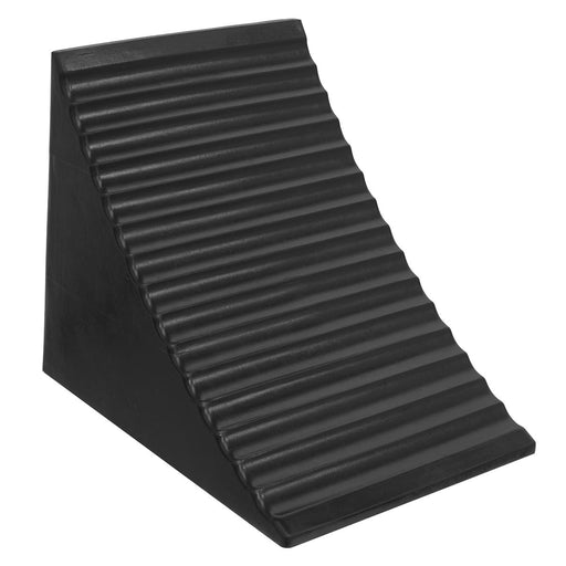 Sealey Heavy-Duty Rubber Wheel Chock - Single CWC01 Sealey - Dynamic Drive