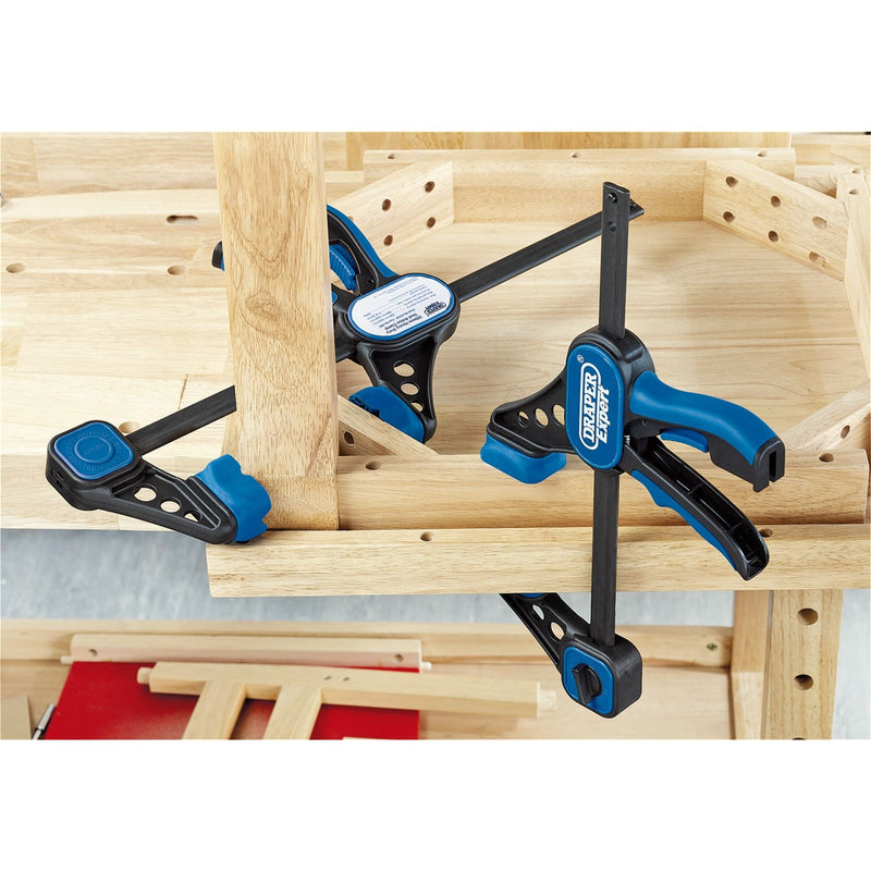 Draper Heavy Duty Soft Grip Dual Action Clamps, 150mm 02373 Draper - Dynamic Drive
