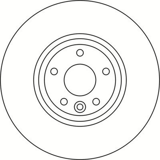 Abtex 2 x Vented Brake Discs fits Jaguar Xe 2015 on 2.0