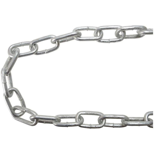 Faithfull Galvanised Chain Link 3mm x 30m Reel - Max. Load 80kg Faithfull - NN4 Online