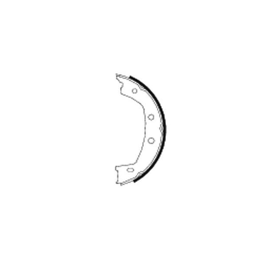 Mintex Parking Brake Shoe Set fits Land Rover Freelander 2 2006-2014 2.0 2.2 3.2
