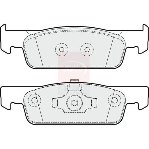 Apec Front Brake Pad Set PD3370
