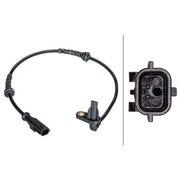Hella ABS Wheel Speed Sensor Rear 6PU 012 679-341