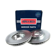 Borg & Beck Front & Rear Brake Discs & Pads fits Honda Accord VII Tourer