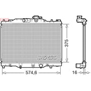 Denso Engine Radiator fits Mazda CX-3 2015 on 2.0