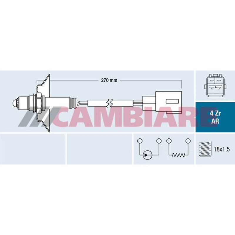 Cambiare O2 Lambda Oxygen Sensor before catalytic converter fits Toyota C-Hr