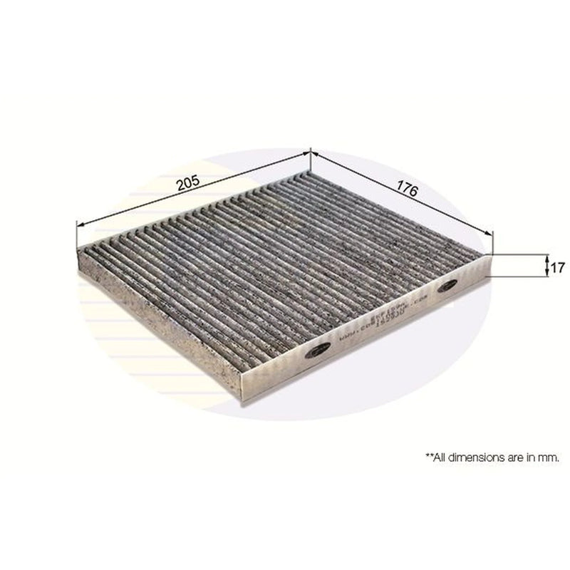 Comline Service Kit with Air, Oil & Cabin Filters fits Fiat Panda 1995-2003