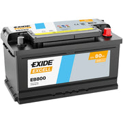 Exide Battery 12V 80Ah 640A EB800