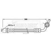 Borg & Beck Brake Hydraulic Hose Line Front Left BBH7233