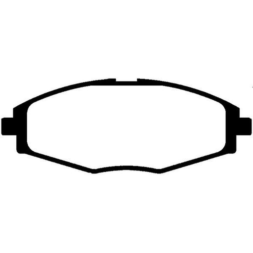 Abtex Front Brake Pad Set fits Chevrolet Matiz 2005-2013 0.8 1.0