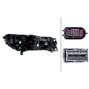 Hella Headlight Headlamp LED Left fits Skoda Enyaq Iv 2021 on