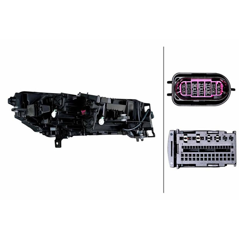 Hella Headlight Headlamp LED Left fits Skoda Enyaq Iv 2021 on
