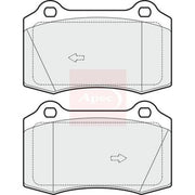Apec Front Brake Pad Set fits Ford Focus I 2002-2004