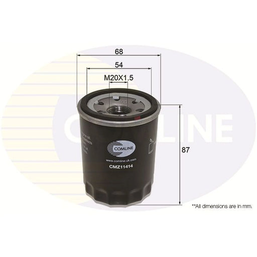 Comline Engine Oil Filter fits Citroën C-Crosser 2008-2012 2.4