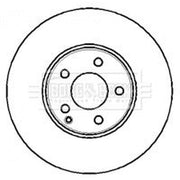 Borg & Beck Front Brake Vented Discs & Pads fits Mercedes-Benz E-Class T-Model