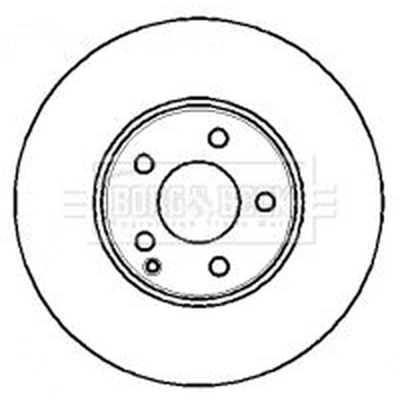 Borg & Beck Front & Rear Brake Discs & Pads fits Mercedes-Benz E-Class 2002-2008