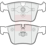 Apec Rear Brake Pad Set fits Mercedes-Benz M-Class 2006-2011 164.177