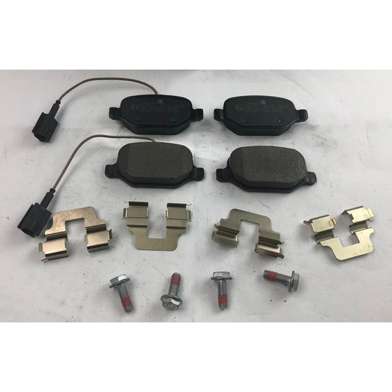 Juratek Rear Brake Discs & Pads fits Alfa Romeo Mito 2008-2018 0.9 1.3 1.4 1.6