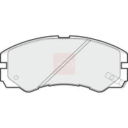 Apec Front Brake Pad Set fits Isuzu Mu Closed Off-Road 1989-1993 2.6