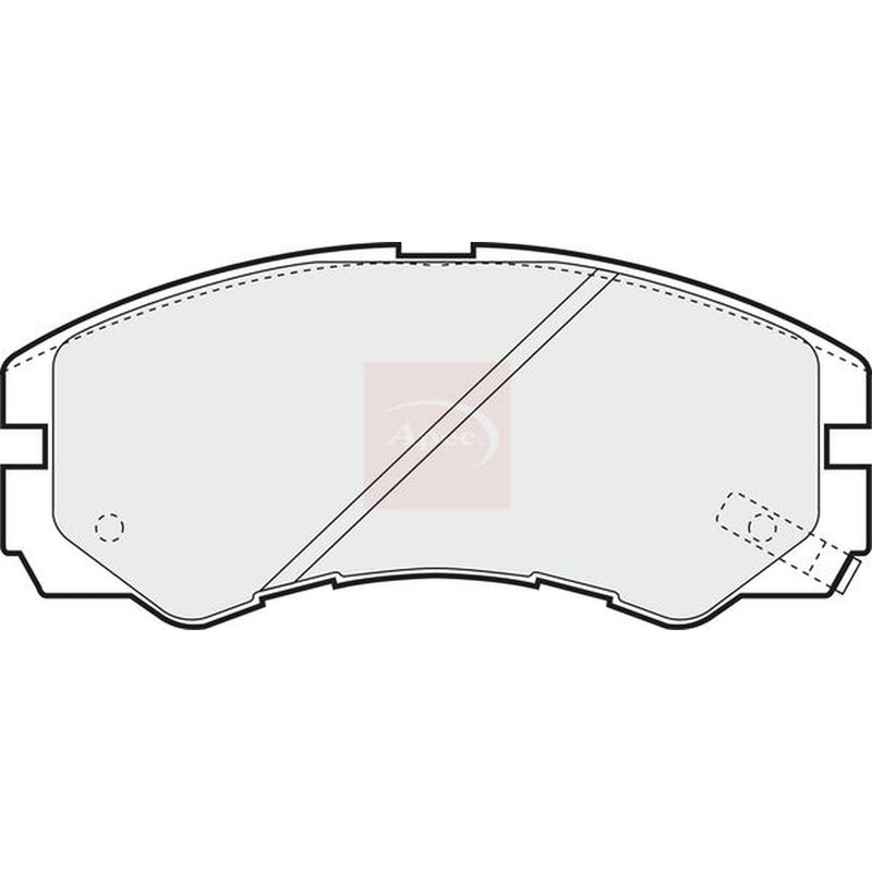 Apec Front Brake Pad Set fits Isuzu Mu Closed Off-Road 1989-1993 2.6