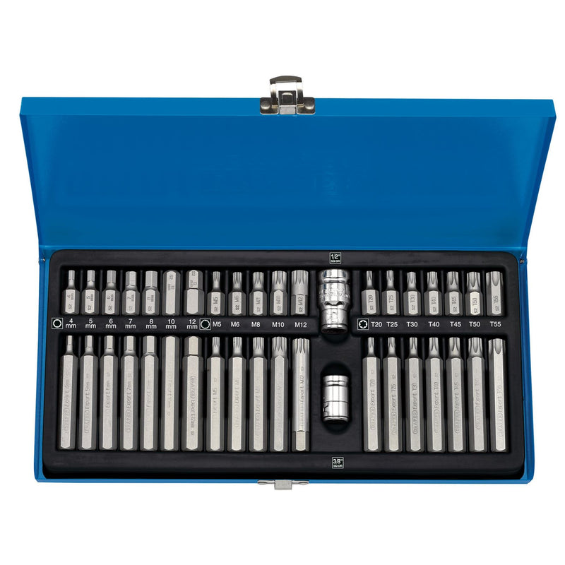 Draper Expert TX-STAR Hex. & Spline Mechanic's Bit Set, 3/8, 1/2" Sq. Dr. (40 Pi Draper - Dynamic Drive