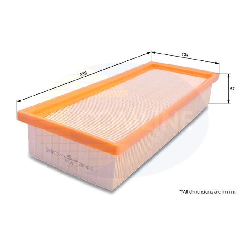 Comline Engine Air Filter fits Audi 100 C3 1982-1990 2.0