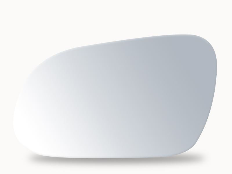 Summit Stick-On Standard Mirror Glass fits VW Fox 05 on LHS Summit - Bars 4 Cars