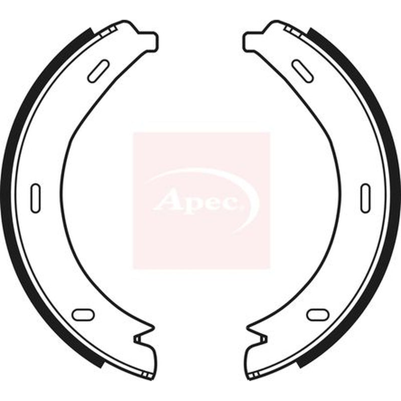 Apec Parking Brake Shoe Set fits Mercedes-Benz V-Class 1996-2003