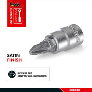 Teng Tools 1/4" PZ Bit Socket PZ2 Teng Tools - Dynamic Drive