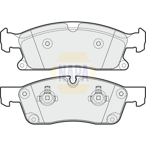 NAPA Front Brake Pad Set fits Mercedes-Benz Gl-Class 2012-2015