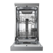 Baridi Slimline Freestanding Dishwasher 45cm Wide 10 Place Settings - Silver Baridi - Dynamic Drive