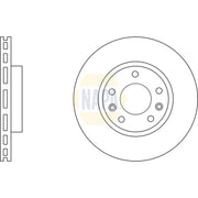 NAPA Front Brake Vented Discs & Pads fits Nissan Leaf 2010-2017