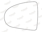 Summit Stick-On Standard Mirror Glass fits Mitsubishi Colt 04 on LHS Summit - Bars 4 Cars