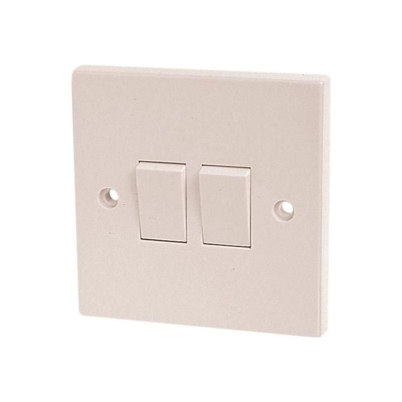 Dencon Light Switch 2-Gang 2-Way 10A Dencon - Town Tools