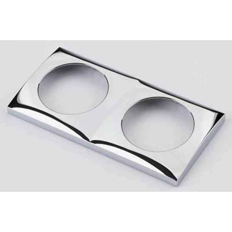 Berker Double Chrome Frame Expand Your Switch and Socket Options with a Doub W12 - Dynamic Drive