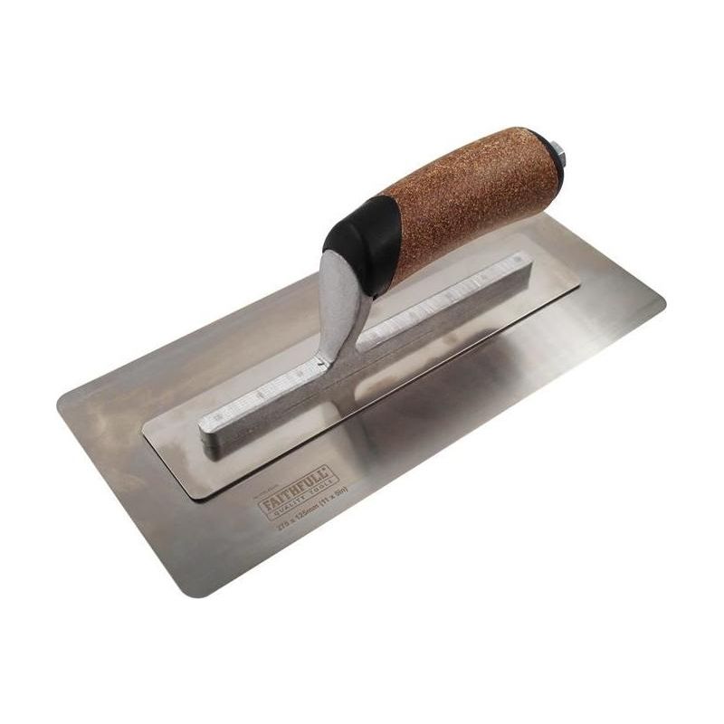 Faithfull Flex Finishing Trowel with Cork Handle 275mm (11in) Faithfull - Dynamic Drive