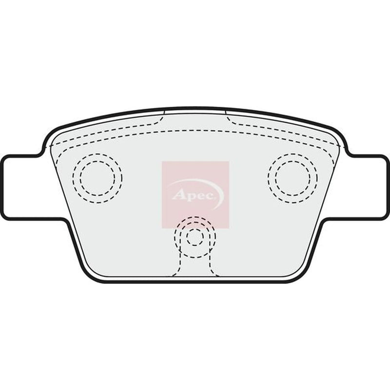 Apec Rear Brake Pad Set PAD1551