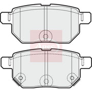 Apec Rear Brake Pad Set fits Lexus Ct 2011 on