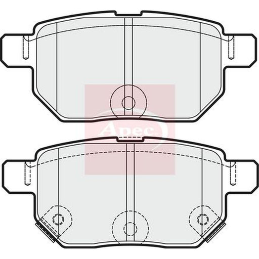 Apec Rear Brake Pad Set fits Lexus Ct 2011 on