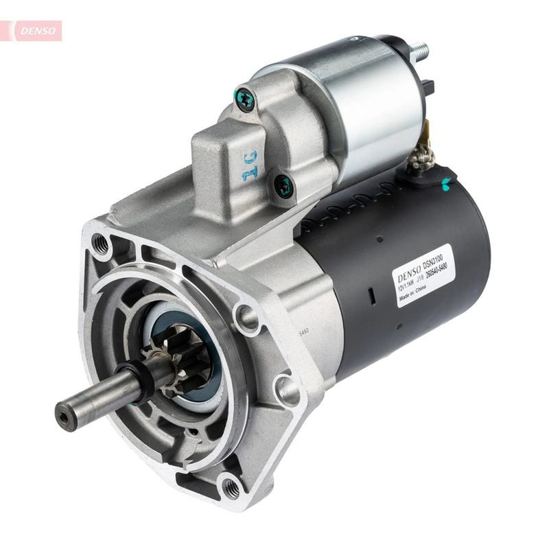 Denso Starter Motor 12V 1.1kW 9 Teeth fits Seat Arosa 1997-2004 1.0 1.4