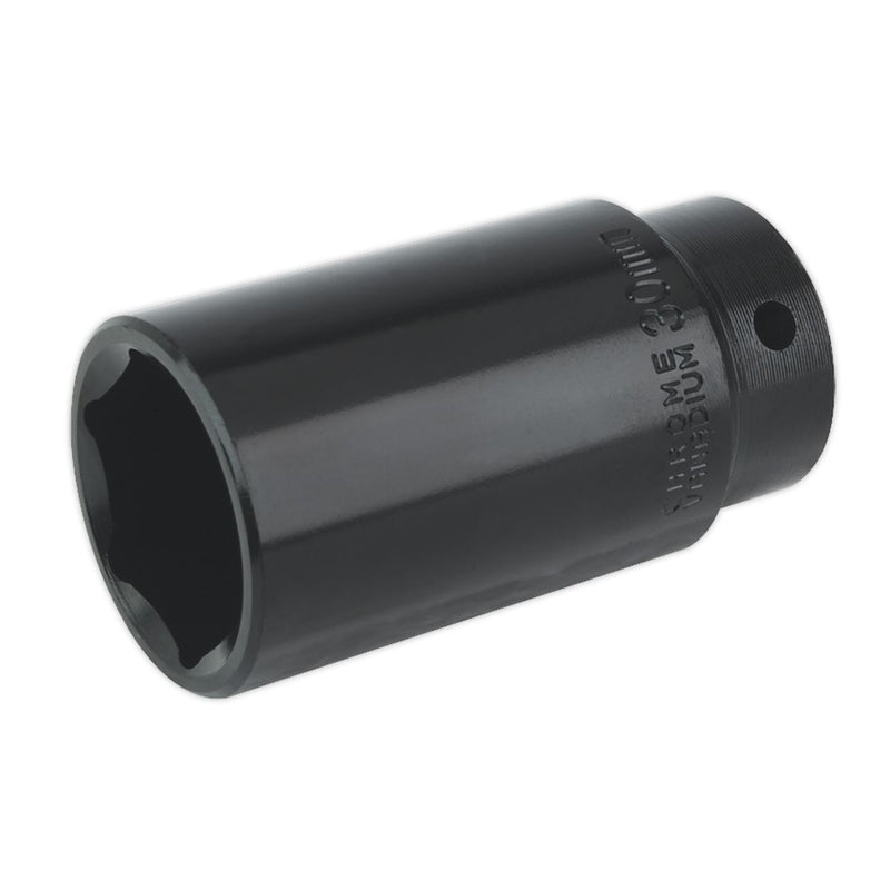 Sealey Impact Socket 30mm Deep 1/2"Sq Drive IS1230D Sealey - Dynamic Drive